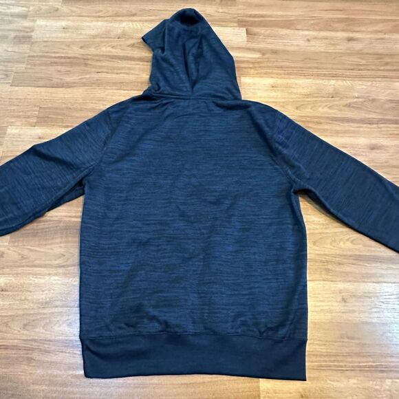 NFL Team Apparel Seattle Seahawks Hoodie Sweatshirt Navy Blue and Green | Adult - Picture 3 of 11